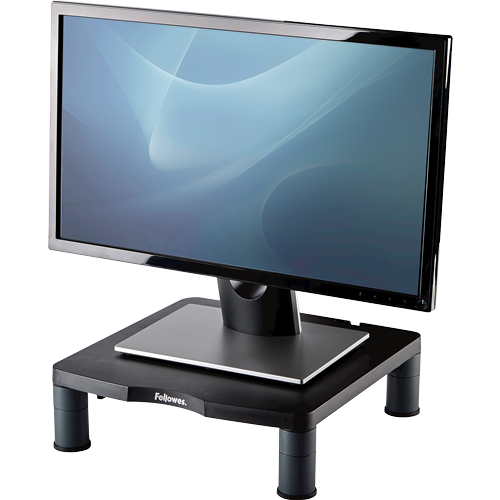 Monitor Riser Fellowes 91693 Standard Supports 27kg or 21” CRT or TFT/LCD monitor