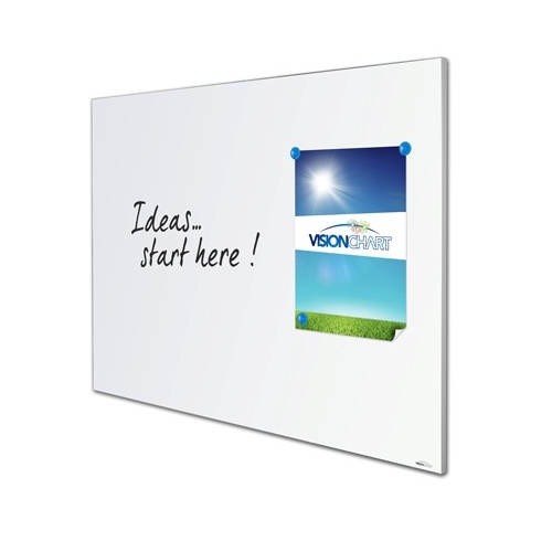 Whiteboard LX8 Edge Porcelain Projection 2000x1200 Magnetic FREIGHT IS EXTRA Visionchart - we have to quote freight on this item,