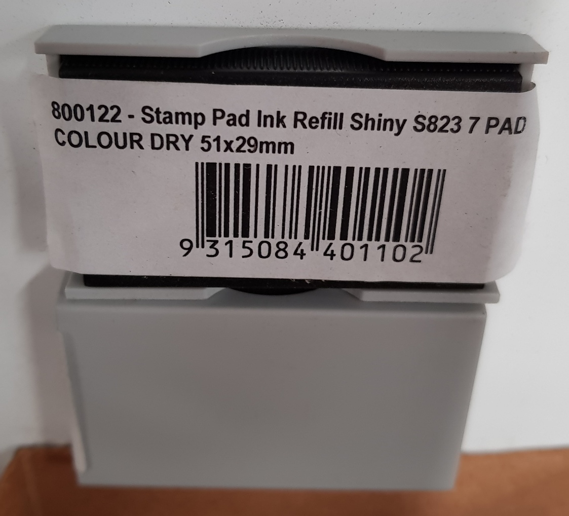 6.20 Stamp Pad Ink Refill Shiny 51mmx29mm For S8237 BLACK s800S800