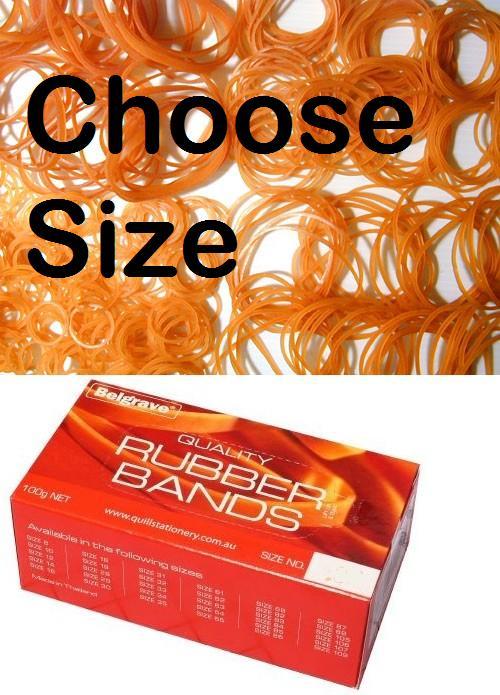Esselte Rubber Band Size Chart