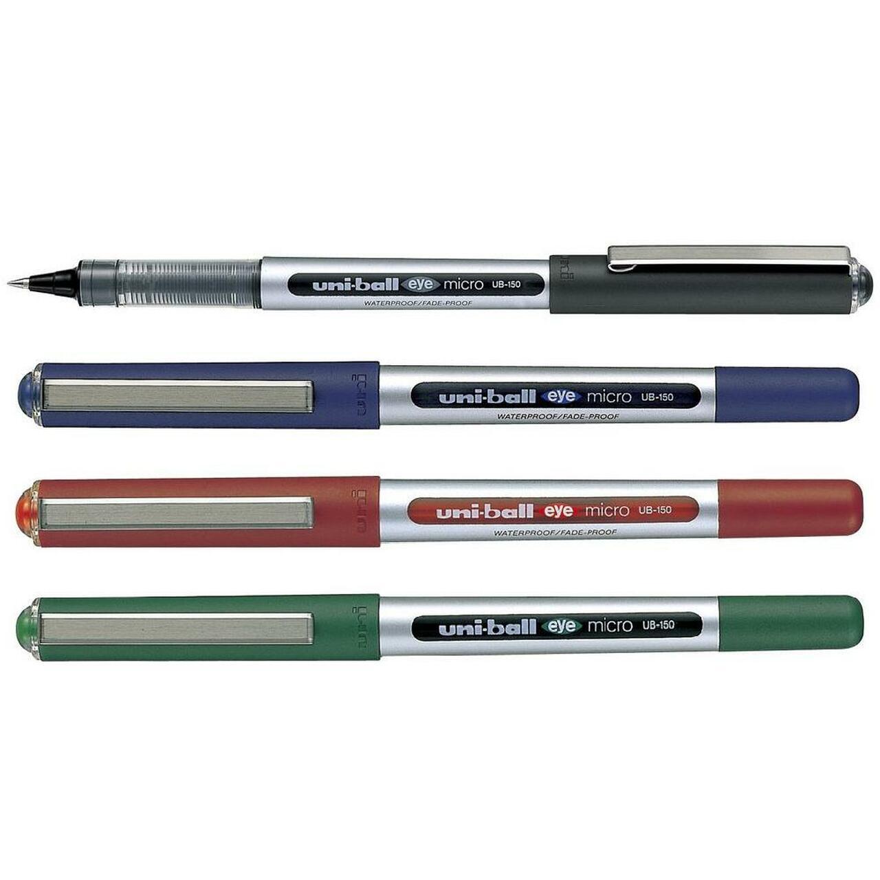 Pens Uniball UB150 Eye Micro 0.5mm Blue Box 12 UB150BL