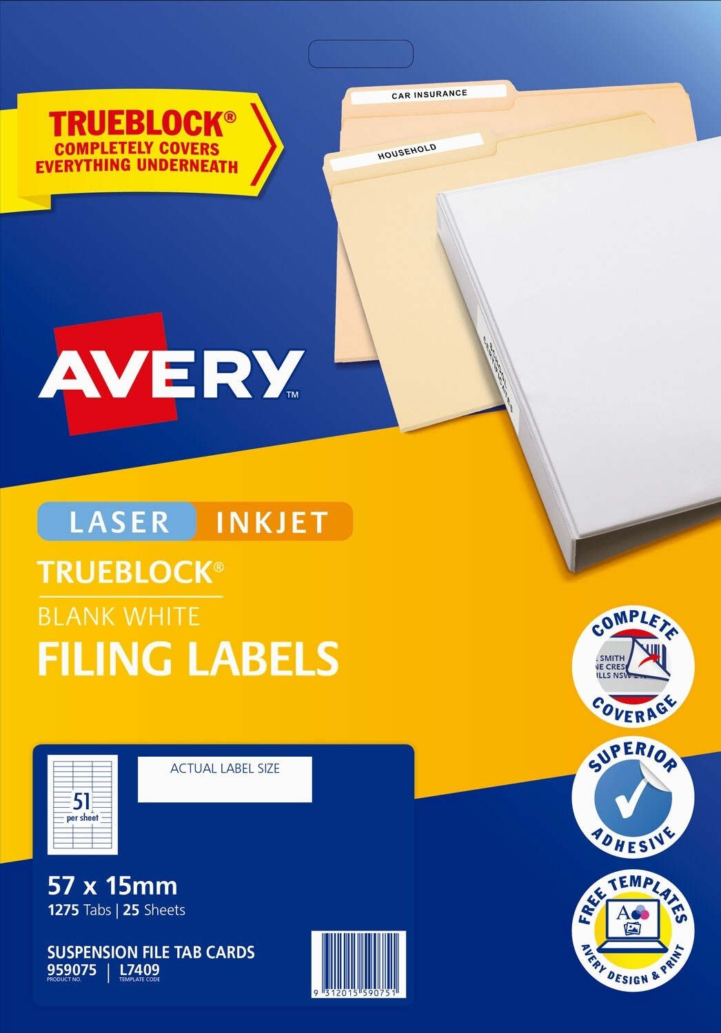 from 31 50 laser labels suspension files tab inserts l7409 insert