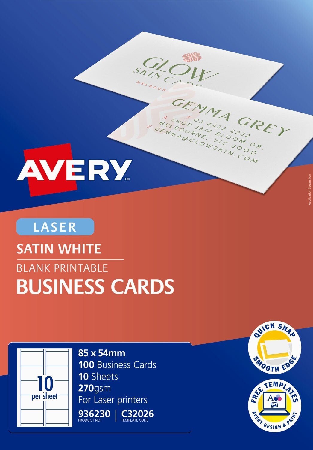 Avery(R) Note Cards with Envelopes, 4-1/4 x 5-1/2, White, 60