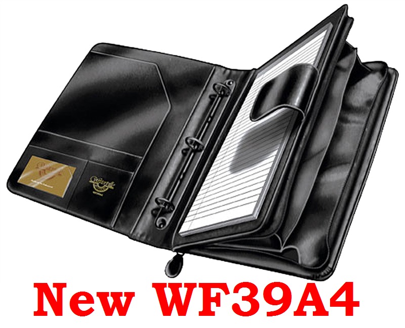 Double Zip Sales Companion A4 Black Waterville WF39A4 was WF38A4