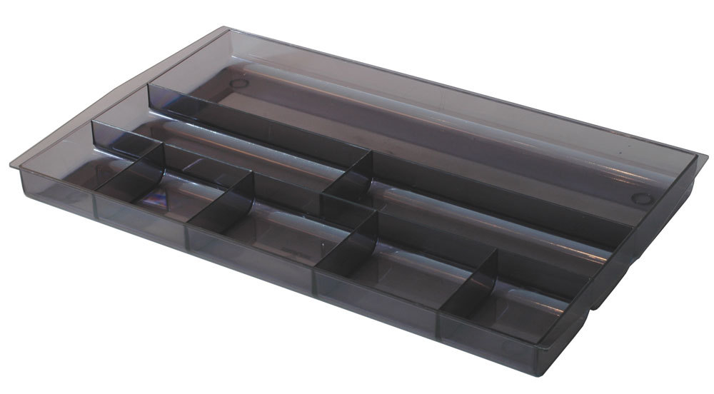 Drawer Tidy Italplast I70 Tinted Grey