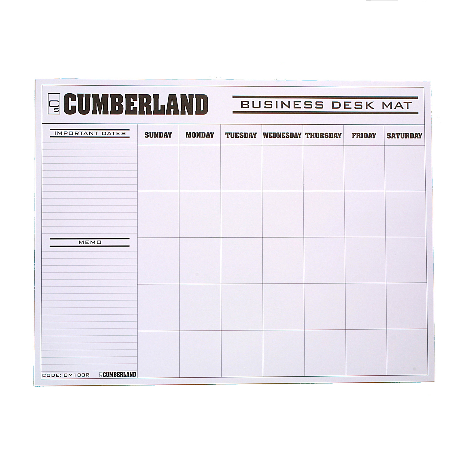 Desk Mat Cumberland Calendar Refills Suits Om1002 10 Per Pack