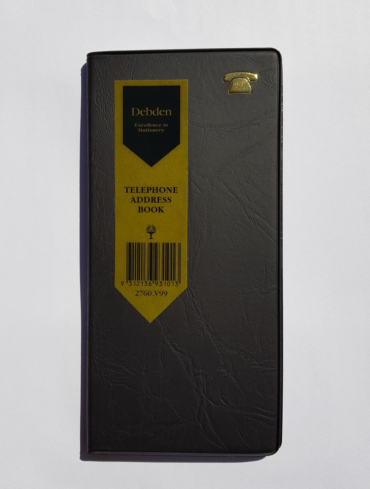 Telephone Address book Debden Slim Black 2760V99