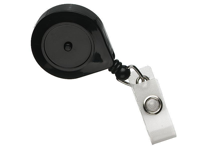 $7.90 Card Holder Retractable Locking Strap Black Rexel 9800102