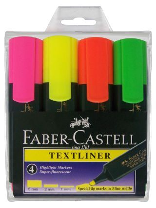 Faber-Castell 48 Textliner (Wallet of 6)