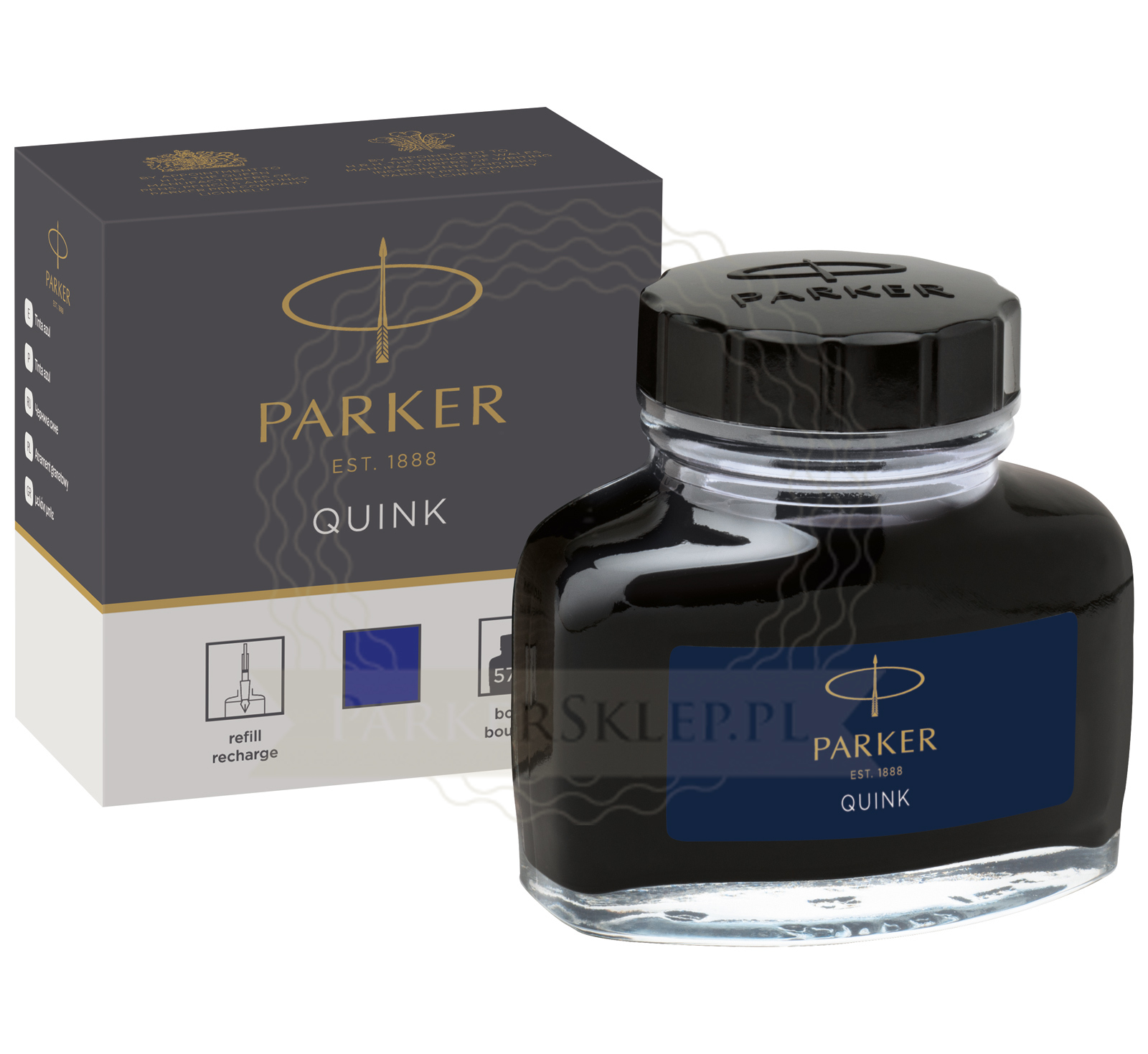 Pen Refills Parker Fountain Pen Ink Bottle Blue Black Permanent