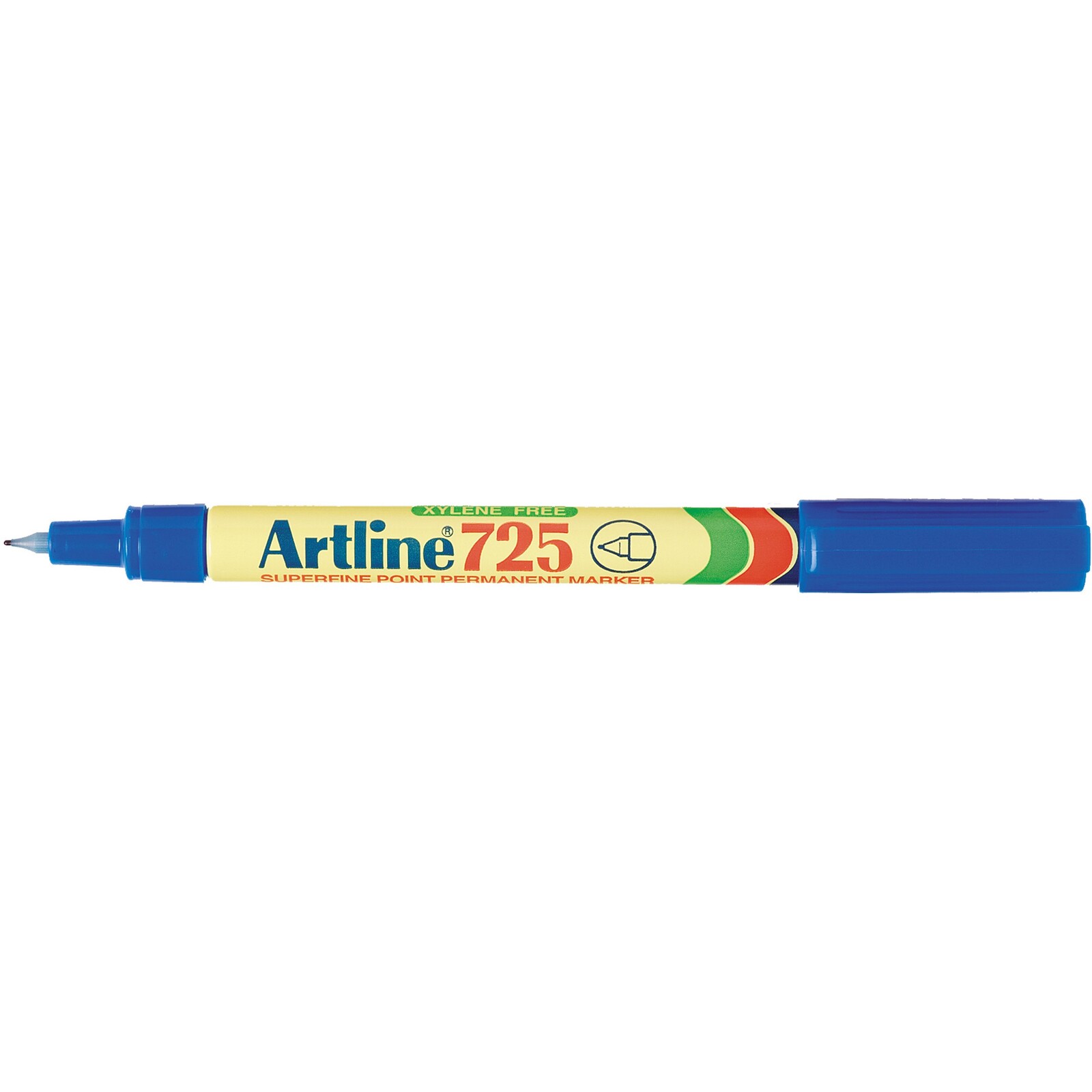 34.90 Artline 725 Markers Blue Box 12 Superfine Plastic Point 0.4mm