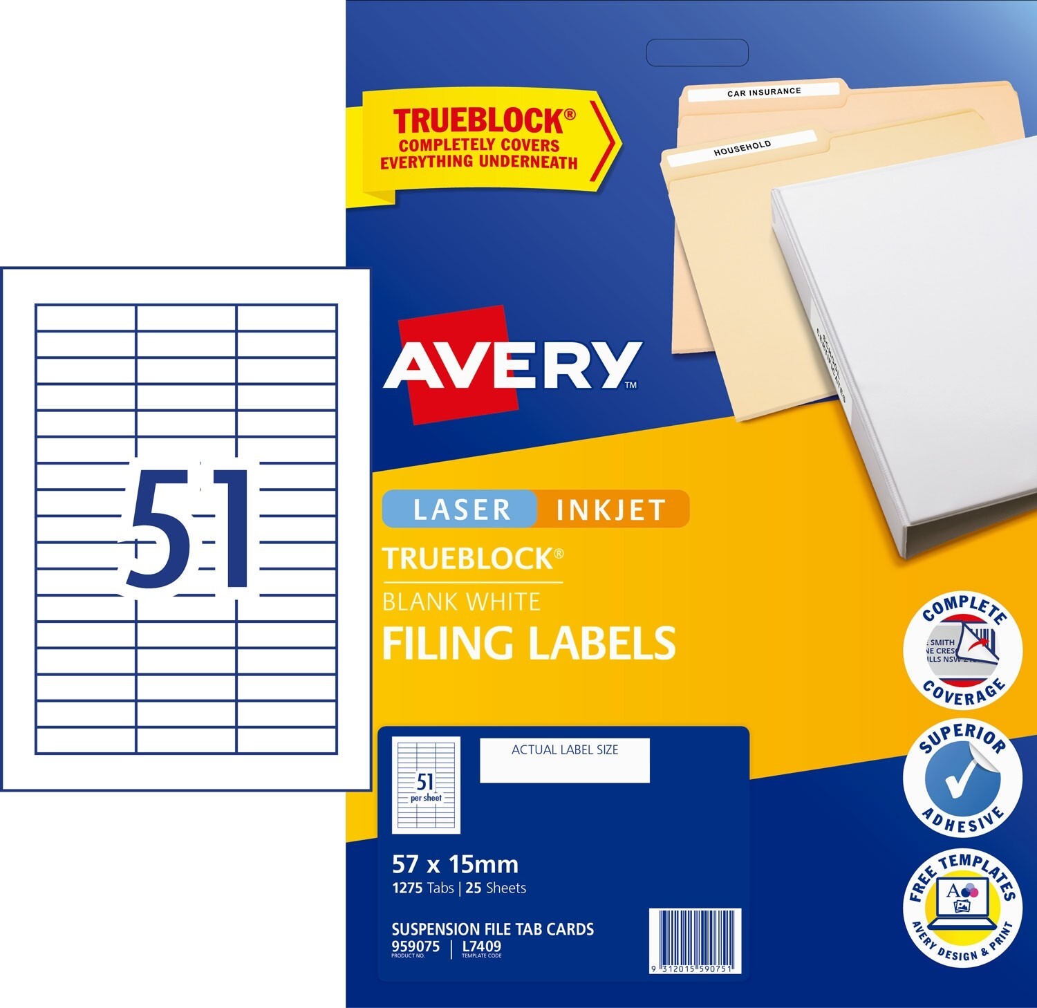 from 31 50 laser labels suspension files tab inserts l7409 insert label inserts