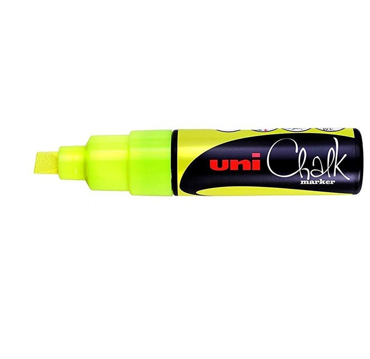 Uni-Ball Uni Chalk Marker - Fluorescent Green, 8 mm