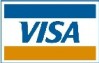 We take Visa, we do not keep your details or charge a fee