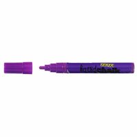 Chalk Marker Texta Liquid Dry Wipe 4.5mm Purple Card of 1 0387980 Bullet tipped