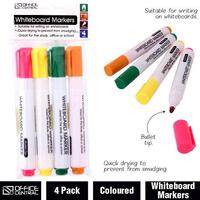 Whiteboard Marker Pens Pack of 4 Bullet tip cheapest pack ever 