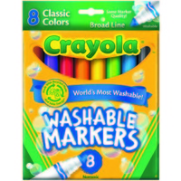 Marker Crayola Washable Broadline Classic 587808 Pack 8
