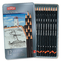 Derwent Artists Pencils Graphic R34200 - Tin 12 
