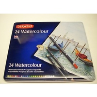 Coloured Pencil Watercolour Derwent 24 R32883 - pack 24 