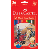 Pencils Coloured Faber Classic Full length 17cm 16115856 - pack 36 