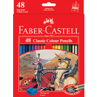 Pencils Coloured Faber Classic Full length 17cm 115858 - pack 48 