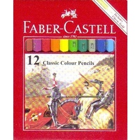 Pencils Coloured Faber Classic Half Length Non toxic Faber 16115851 - pack 12 