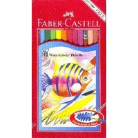 Pencils Coloured Faber Water Colour full length 17cm 16114462 - box 12 
