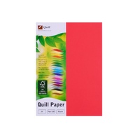 Paper A4 Quill 80gsm Office Red Pack 100 90060 100850100