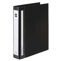 Binder A4 4 Ring D 38mm 5904002 Marbig Black sold each but boxed in 12 for discount