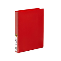 Insert Binder A4 3/26/D Clearview Marbig Red 5403003