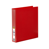 Insert Binder A4 3/38/D Clearview Marbig Red 5413003B