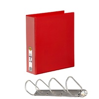 Insert Binder A4 4/50/D Marbig Red 5424003B 4 rings 50mm Capacity 400 Sheets