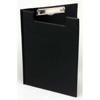 Clipfolder FC PVC Black with flap Marbig 4300502 