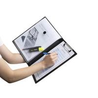 Clipfolder A4 Insert with Expanding Wallet Marbig Pro 4450002 Black