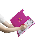 Clipfolder A4 Marbig Summer Colours Pink PVC 4300609A