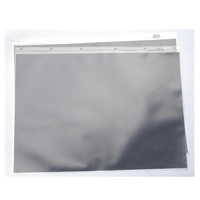 600A2P A2 PVC portfolio pocket with black insert paper in each pocket. Colby - pack 10 615mm high x 450mm wide