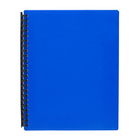 Display Book  A4 20 Marbig Pocket 2007001 Blue