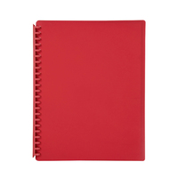 Display Book  A4 20 Marbig Pocket 2007003 Red