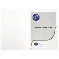 Presentation Folder Marbig White Matt 1106208 - box 50 