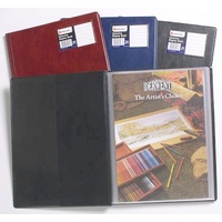Display Book PVC Marbig 12 Fixed page Black R10005BK - each 
