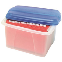 Suspension Filing Box Porta Blue 8008401 Store and transport suspension files with ease.