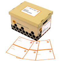 Archive Box Marbig Labels A5 20 Labels LB10010 - pack 20 Laser inkjet copier