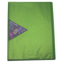 Display Book A4 Colby 10 Pocket Pop P248A Lime