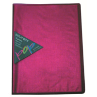 Display Book A4 Colby 10 Pocket Pop P248A Pink