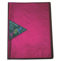 Display Book A4 Colby 20 Pocket Pop P248A Pink