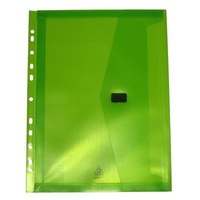 File polywally A4 With Filing Strip P326A Lime