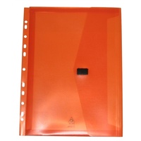 File polywally A4 With Filing Strip P326A Orange