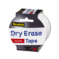 3M Dry Erase Tape 48x4.57m Removable Scotch 1905R-DE-WHT