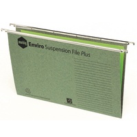 Suspension Files Marbig FC complete box 50 11307C Enviro with Tabs & Inserts 81005 steel runners Marbig 