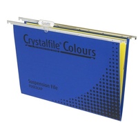 Suspension File Crystalfile FC With Tabs and Inserts Blue 111222 Pack 10 111222Y